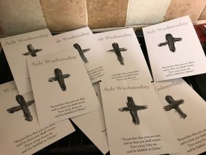 Ash Wednesday cards