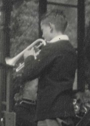 Terry Mackriel playing cornet