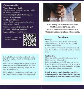 Easter leaflet 2026 back